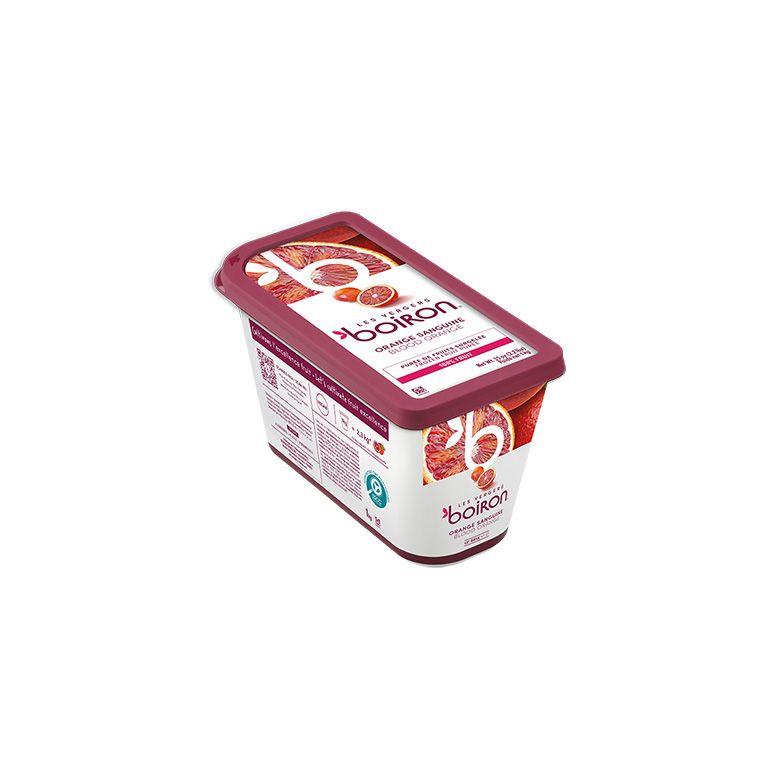 FROZEN PUREE, 100% BLOOD ORANGE 1KG