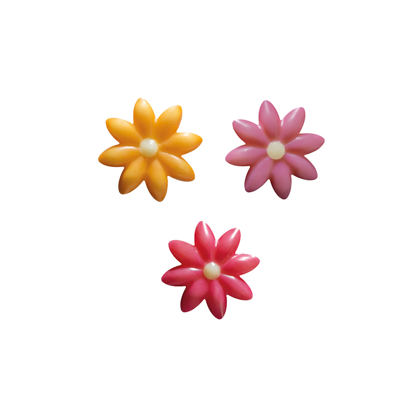 DECOR FLOWER DAISY ASSORTMENT 25MM, BOX 117