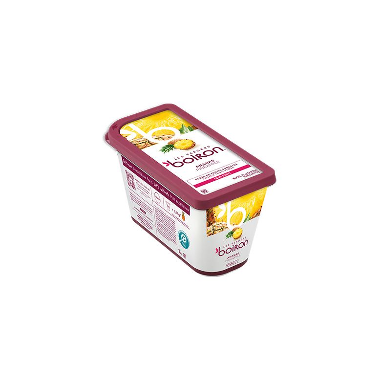 FROZEN PUREE, 100% PINEAPPLE 1KG