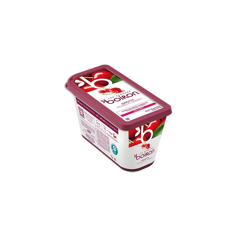 FROZEN PUREE, 100% MORELLO CHERRY 1KG