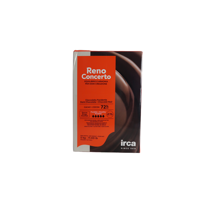 CHOC RENO DARK/FONDENTE 72% IRCA 5KG