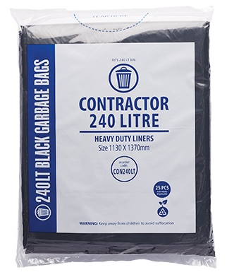 Bin Liner - 240 Lt Contractor