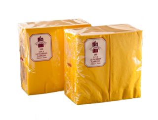 Serviettes 2 Ply Yellow