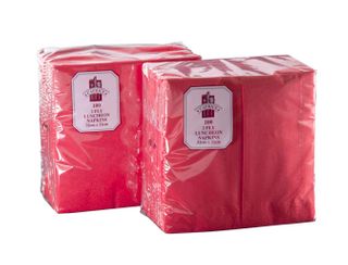 Serviettes 2 Ply Red