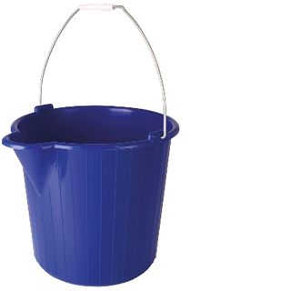 Round Bucket 12 lt - Blue