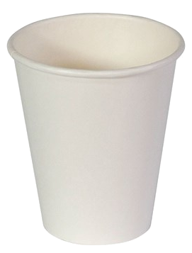 Single Wall Cup Wh - 8oz