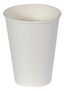 Single Wall Cup Wh - 12oz