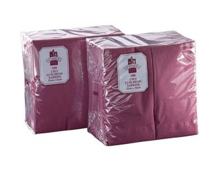 Serviettes 2 Ply Burgundy