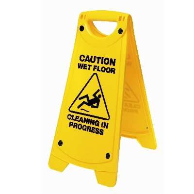 Sign Small Wet Floor Yellow