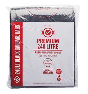 Bin Liner - 240 Lt Premium Nat