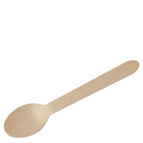Wooden Desert Spoon - Ctn 1000