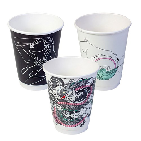 Ink Series Coffee Cup - 12oz