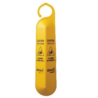 Door Hanging Caution Sign