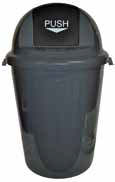 Round Bin Spring Lid 60lt