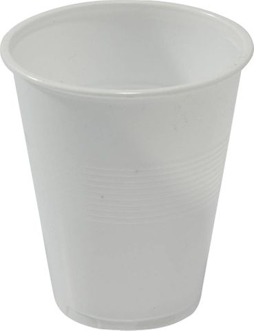 Plastic Cup Wht - 200ml