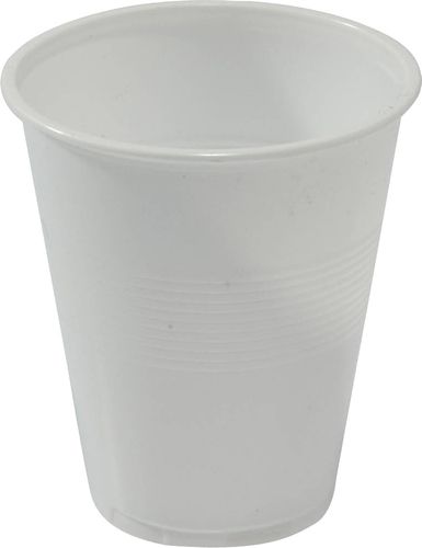 Plastic Cup Wht - 200ml