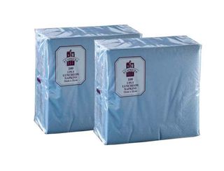 Serviettes 2 Ply Light Blue