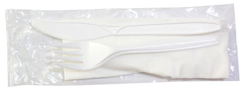 Knife, Fork & Napkin Set