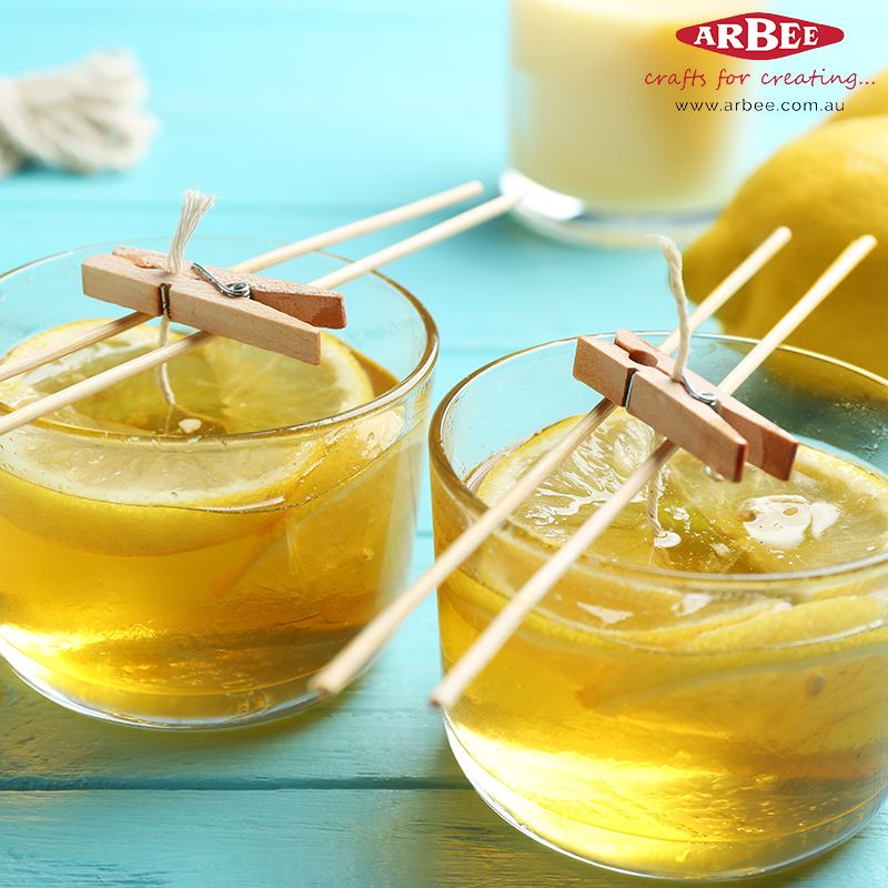 Candle Making with lemons