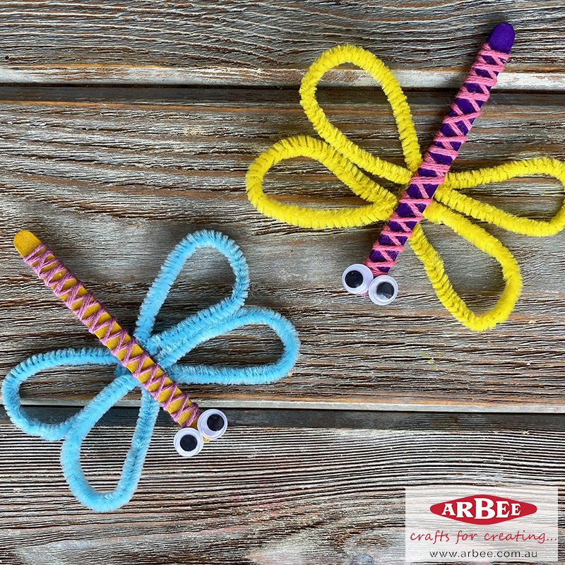 Kids Craft Dragonflies