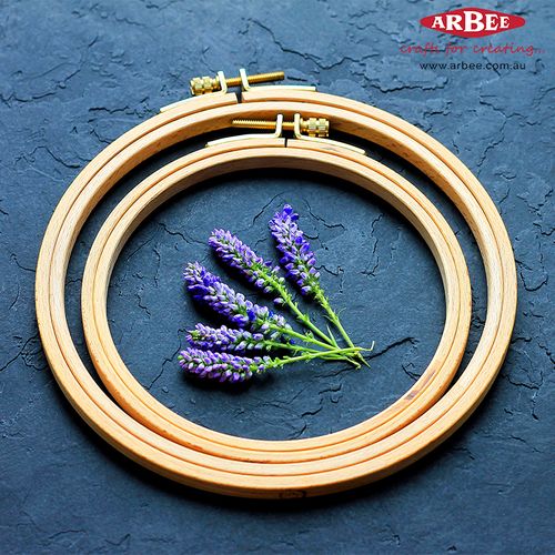 Simple Wooden Embroidery Hoops