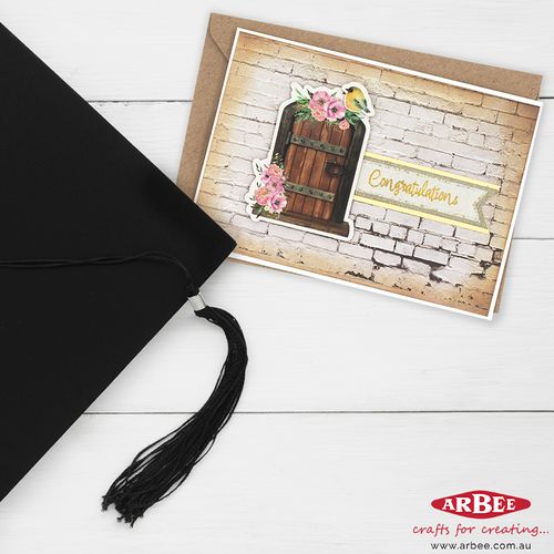 Handmade graduation card