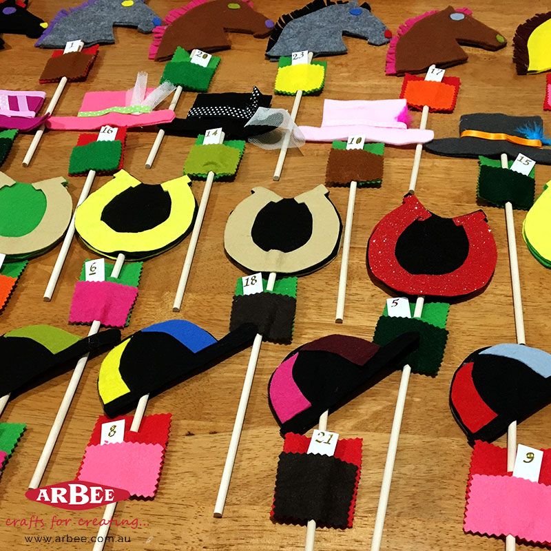 Finished Races Felt Craft Project