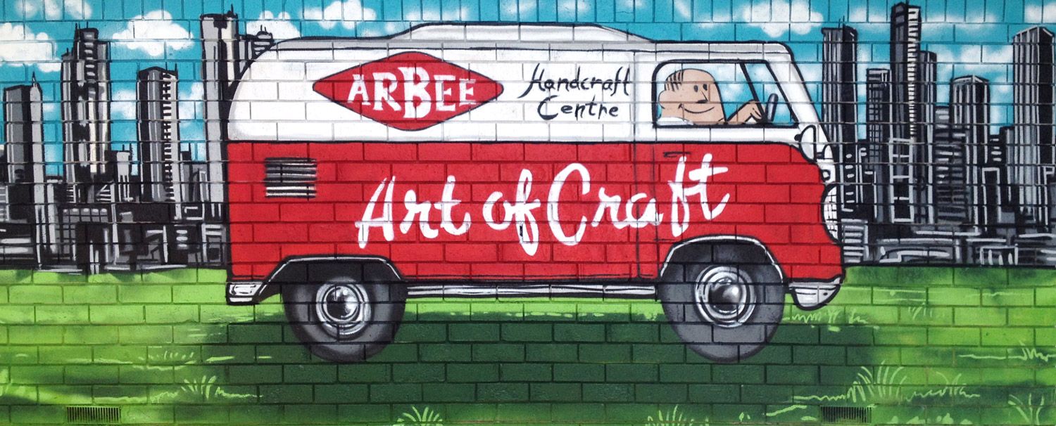 Painted Arbee Craft Van Mural