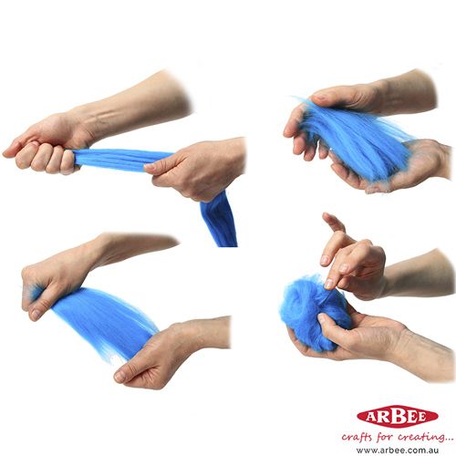 Needle Felting Steps