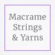 Macrame Strings, Metallic Yarn, Tinsel Yarn