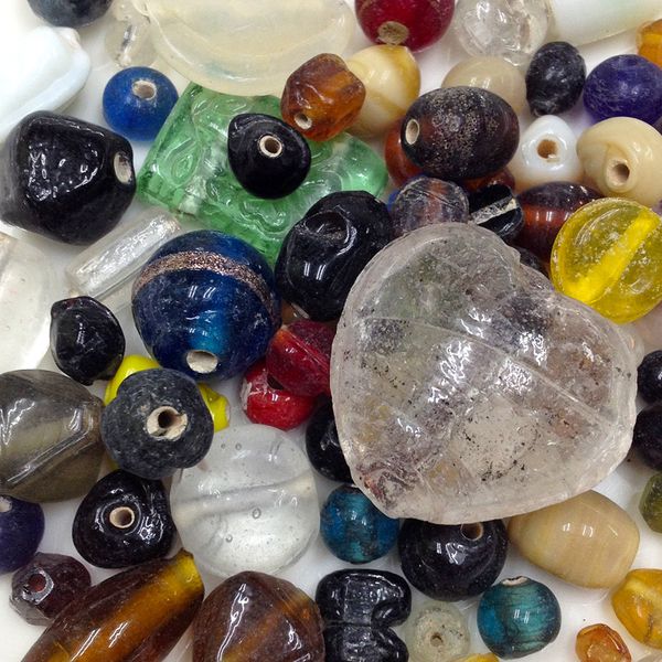 Glass Beads Assorted Mix 75G