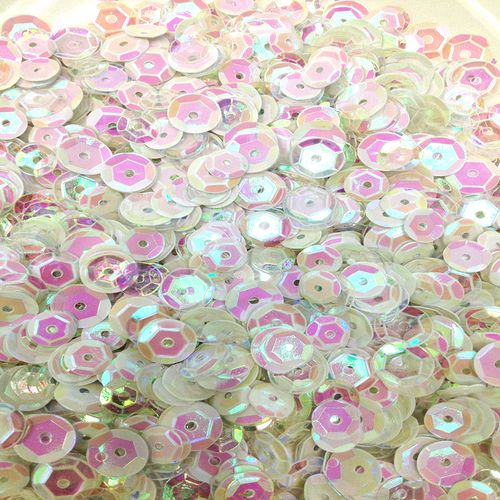 Sequin 6&8mm Crystal Mix 35g