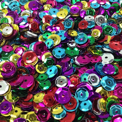 Sequin 6&8mm Metallic Mix 35g