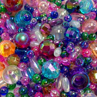 Pearl Beads Mixture Assorted AB 20g
