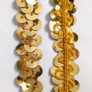 Strch Seq Metallic Gold 1 Row 22.5m