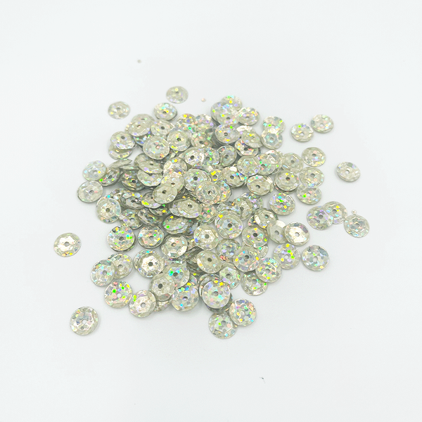 Sequins 8mm Laser Cup Yellow/Gold 250g