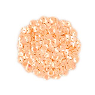 Sequins 8mm Laser Cup Aprict AB Opq 250g