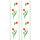 Dec/Borders Floral Design Red/Green