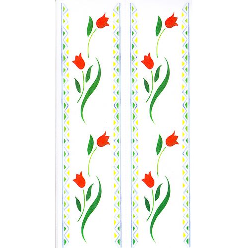 Dec/Borders Floral Design Red/Green