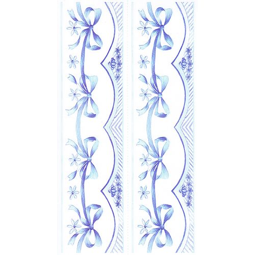 Dec/Borders Blue Bow Design