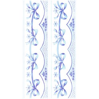 Dec/Borders Blue Bow Design