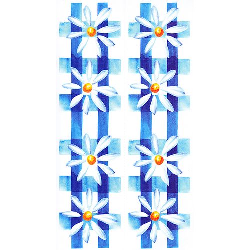 Dec/Borders Daisy Design Blue