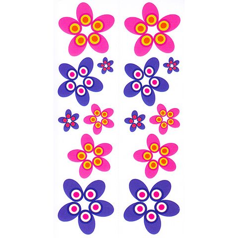 Dec/Borders Purple/Pink Flowers