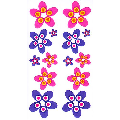 Dec/Borders Purple/Pink Flowers