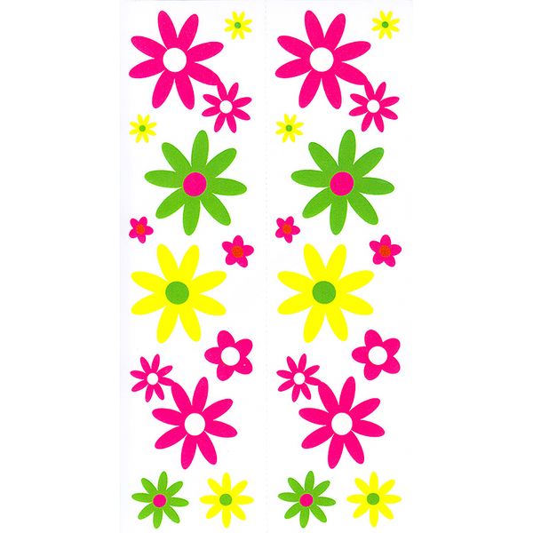 Dec/Borders Pink/Green Flowers