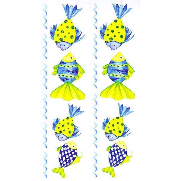 Dec/Borders Blue/Yellow Fish