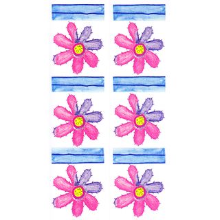 Dec/Borders Pink/Purple Flowers