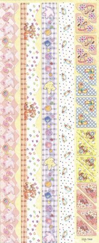 Stickers Crns & Borders Baby theme