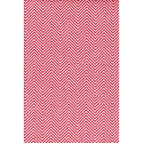 Printed Felt White With Red Chevron Each