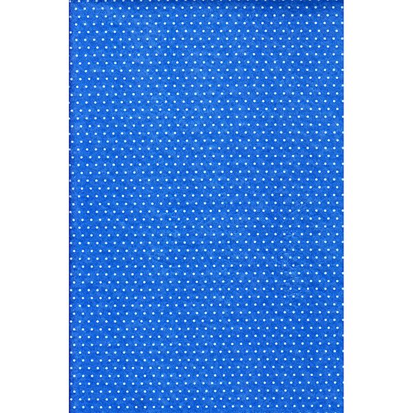 Printed Felt Blue with White Dots Each